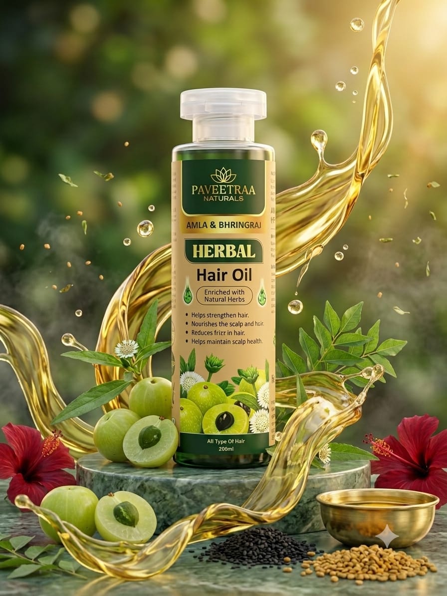 Paveetraa Naturals Herbal Hair Oil