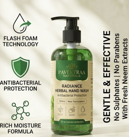 Paveetraa Naturals Radiance Herbal Hand Wash